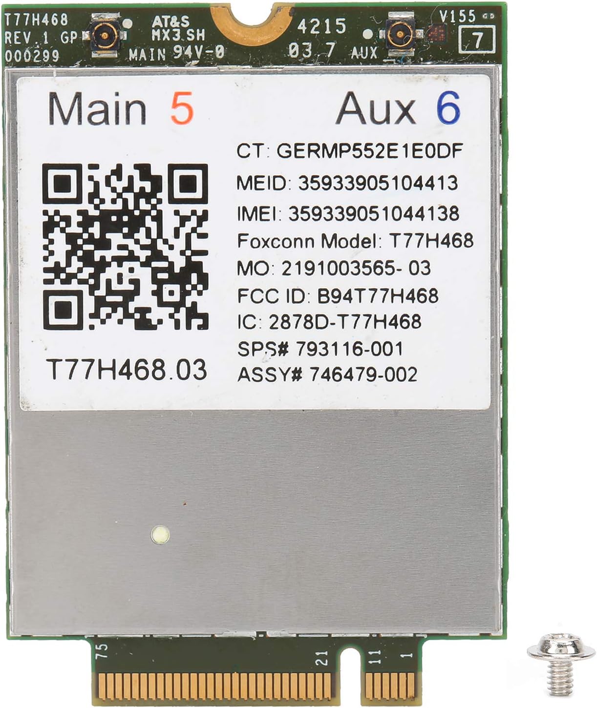Generic Wireless Network Card M.2 4G Wi Fi Card Ngff for T77H468 Wwan Lte Lt4211 Module, Wireless Internet Net Em7455 Wwan Usb Hubs