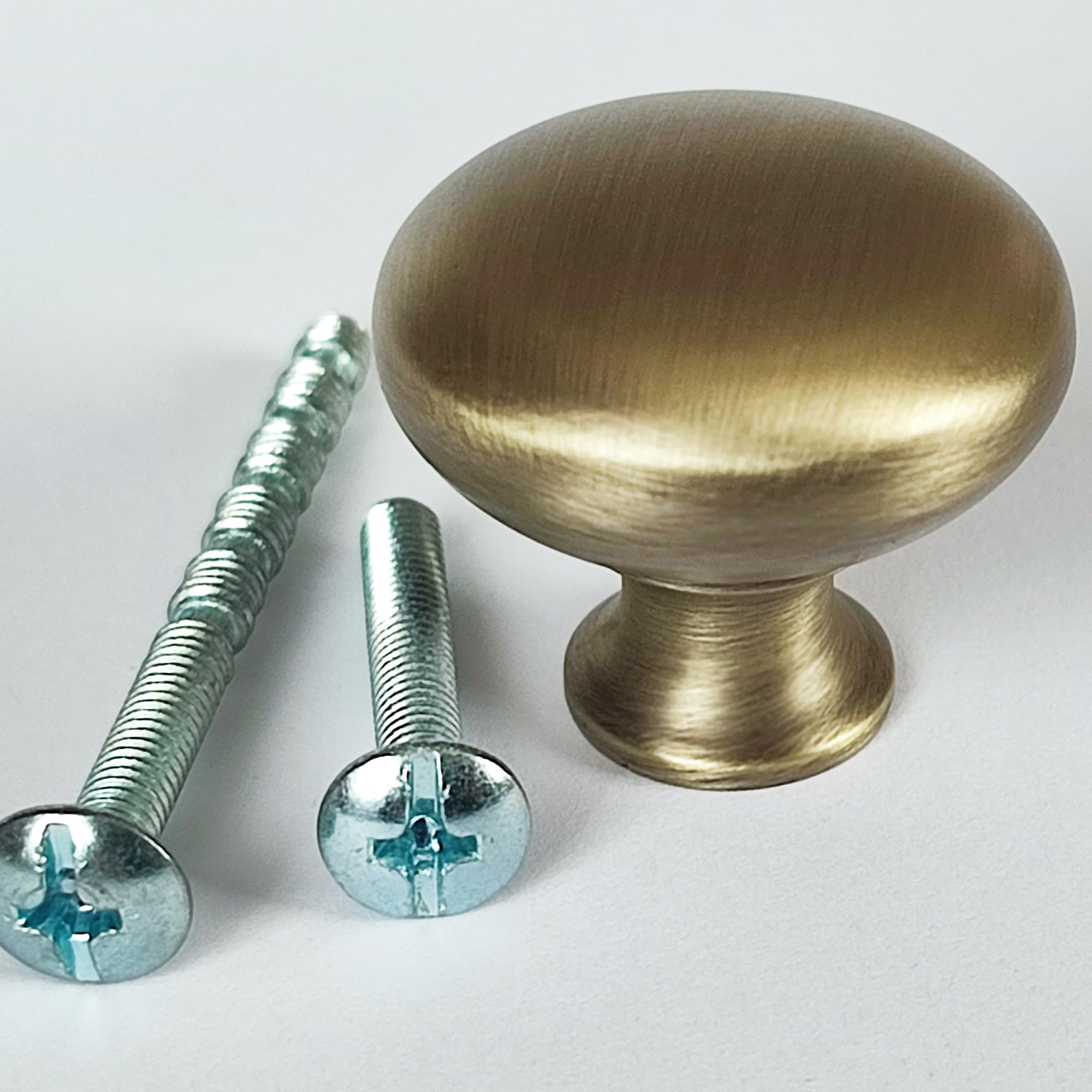 French Furniture Fittings Set of 6 Antique Brass Kitchen Cupboard Knobs, Handles Cabinet Pull knobs, Cupboard, Chest - Image 3