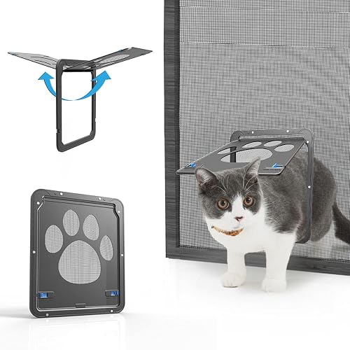 Namsan - Mosquitera, fácil de Instalar la Libertad de Gato, bloqueable, mosquitero para Puerta…