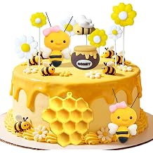 Sweet Bee Cake Topper Bumble Bees Baby Shower Girl Bee Cake Decorations