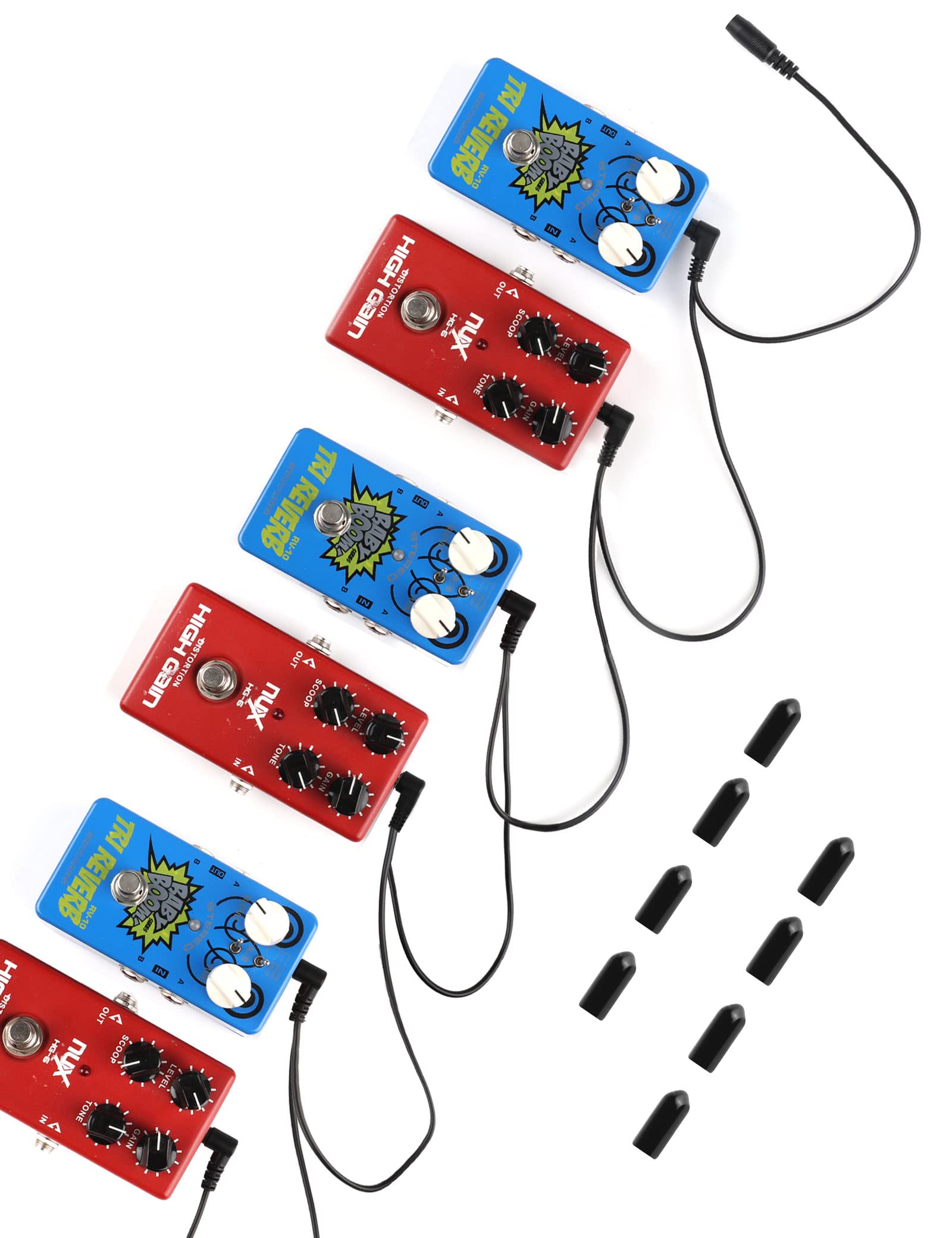 Amazon.com: Mr.Power Daisy Chain 1 to 6 Way Cable Guitar Effects