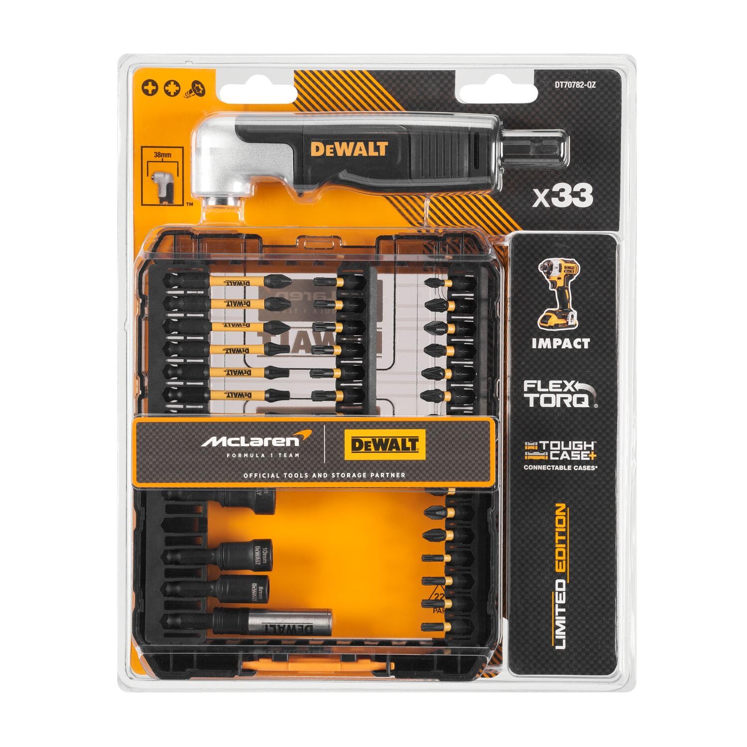 Dewalt Jogo de Bits Parafusadeira McLaren, Kit de Ferramentas com