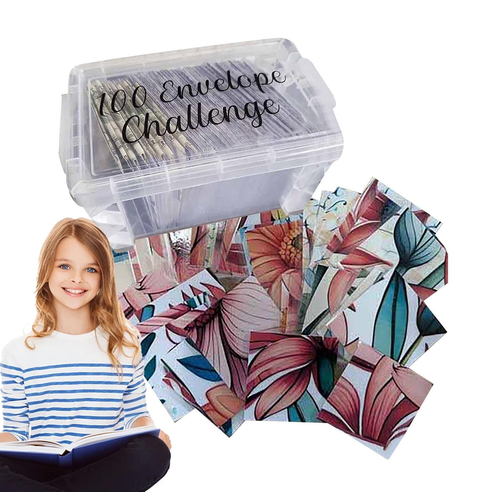 Ｎｏ.100 envelope challenge♡BOX在庫有り No.100 envelope challenge♡BOX在庫有り