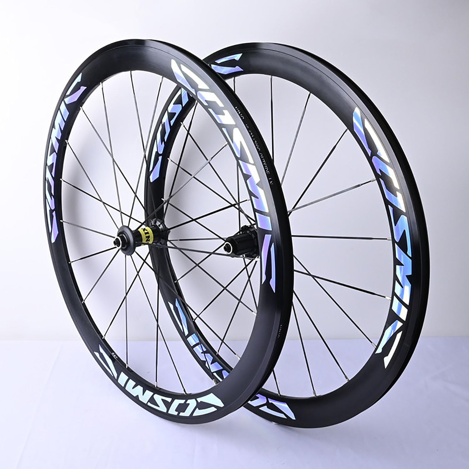 HOMSXPAC Road Bike Wheelset 700C*23C-25C-28C 40/50MM Aluminum Alloy C/V Brake Rim Quick Release 20H Hub for 7 8 9 10 11 Speed