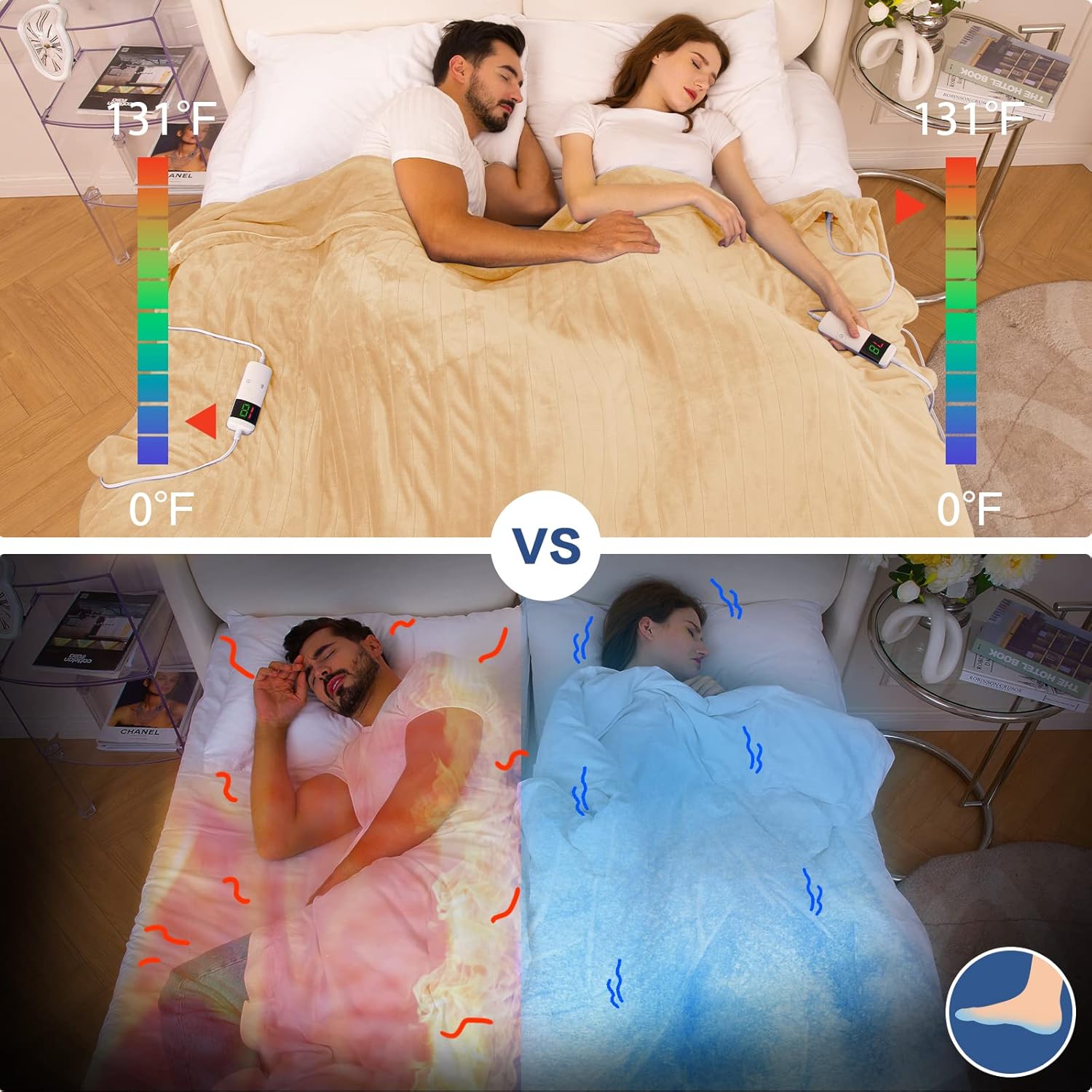 review Greenoak Electric Blanket Heated Blanket Queen 84