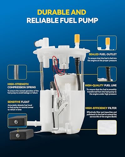 Miniatura 443 de PHILTOP Electric Fuel Pump Assembly Fits For Chevrolet S10 1985-1991, GMC S15 1985-1990, GMC Sonoma 1991, GMC Syclone 1991, SP06B1H