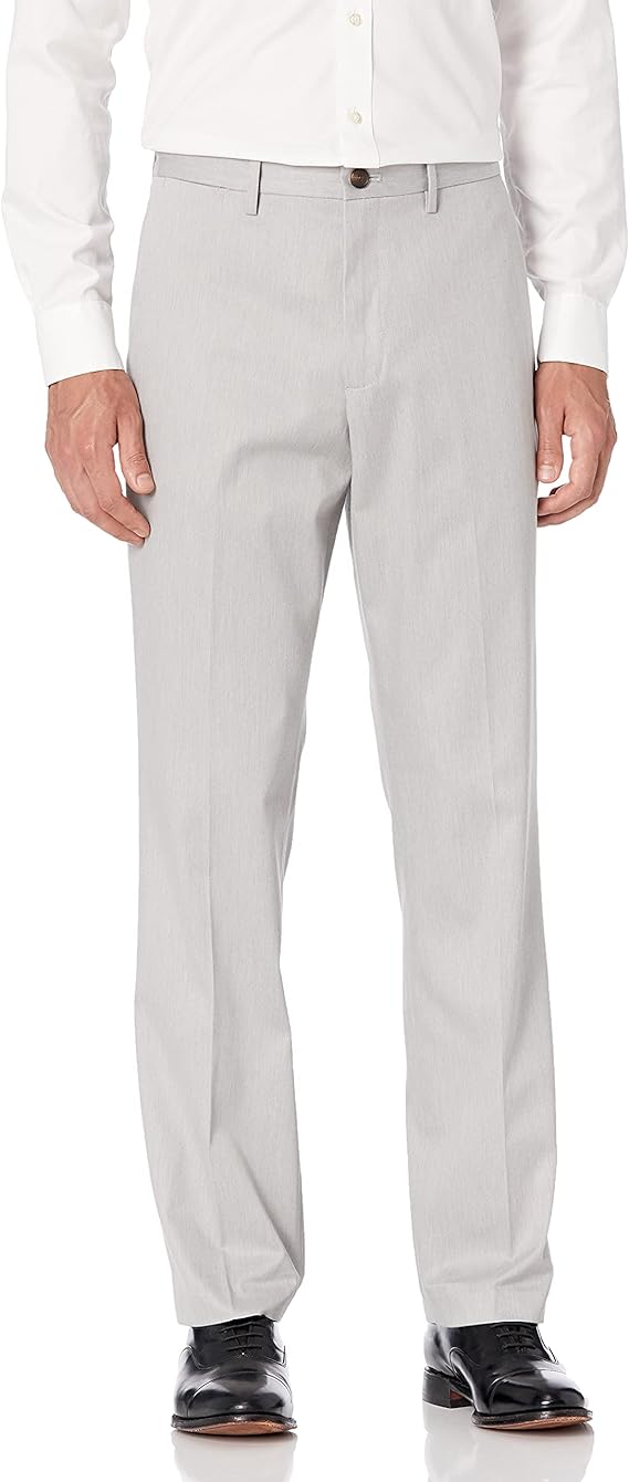 Fit flat front dress pants