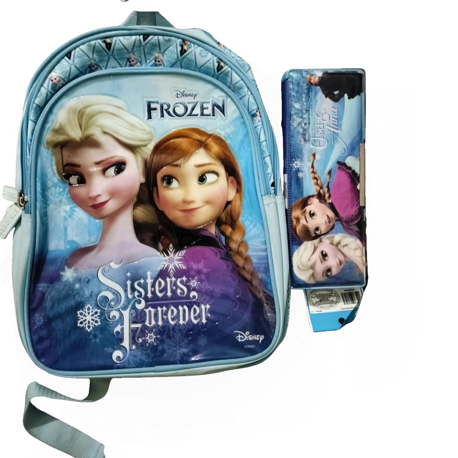 Combo of Disnep School Bag Sisters Forever and Pencil Box Elsa & Anna ...