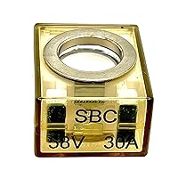 Vista 20 de South Bend Components 250A Bloque de fusibles clasificado para marina (MRBF) y bloque de terminales, paquete combinado, 58V CC máx., IP66, protegido