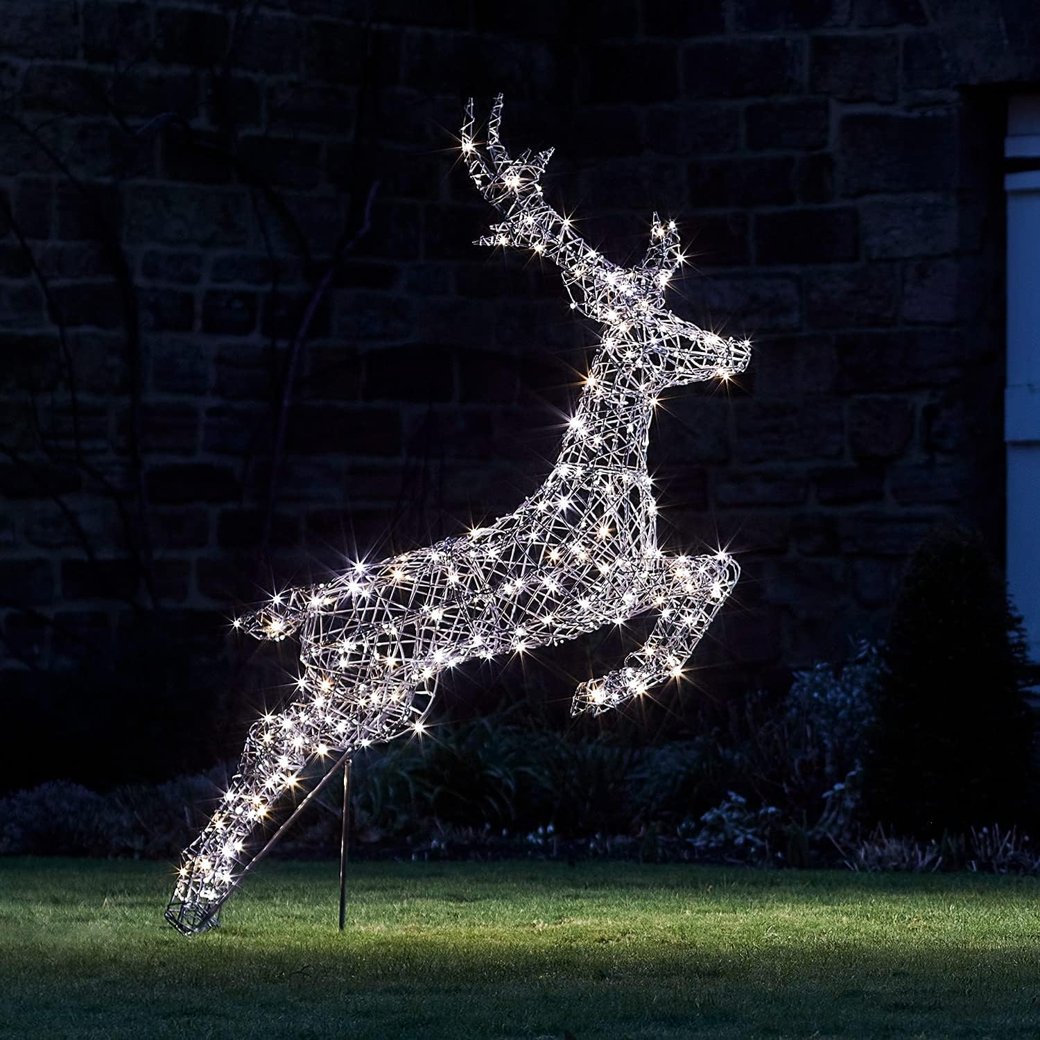 Deer Family Set of Three 3 Reindeer Christmas Indoor Outdoor 650 LED