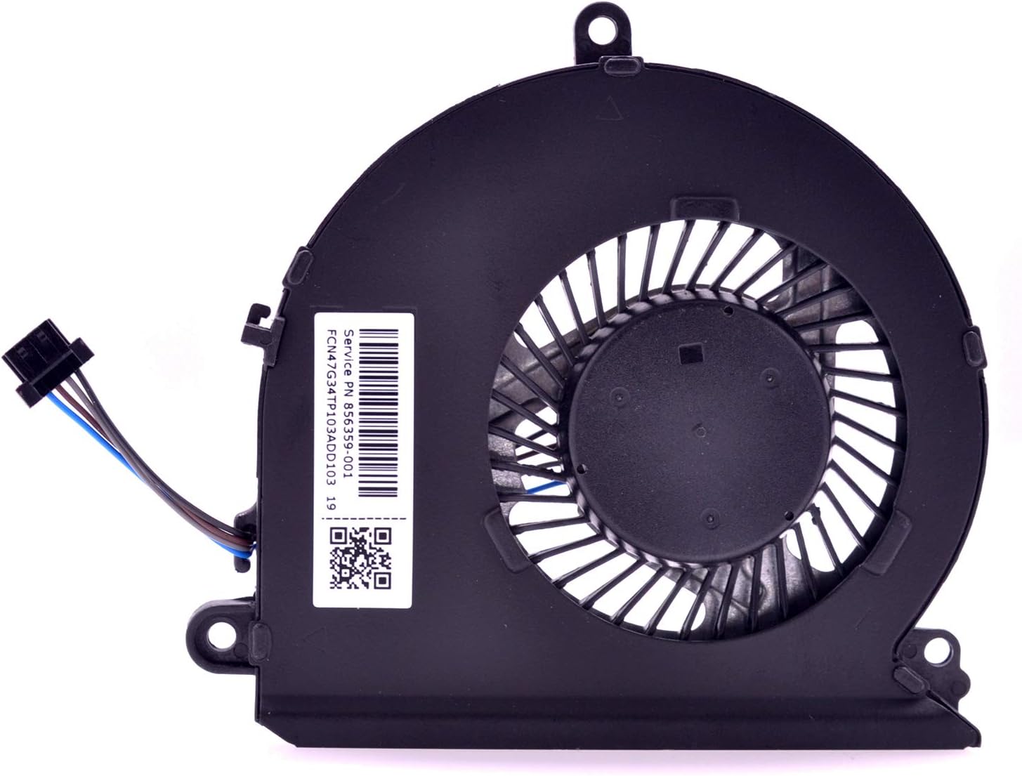 PartEGG CPU Cooling Fan Replacement for HP Pavilion 15-AU 15AU 15-AW 15T-AU 15Z-AW 15-AW000 15-AU000NR 856359-001