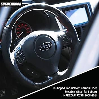 Amazon.com: GOGOCARBON D-Shaped Steering Wheel Carbon Fiber