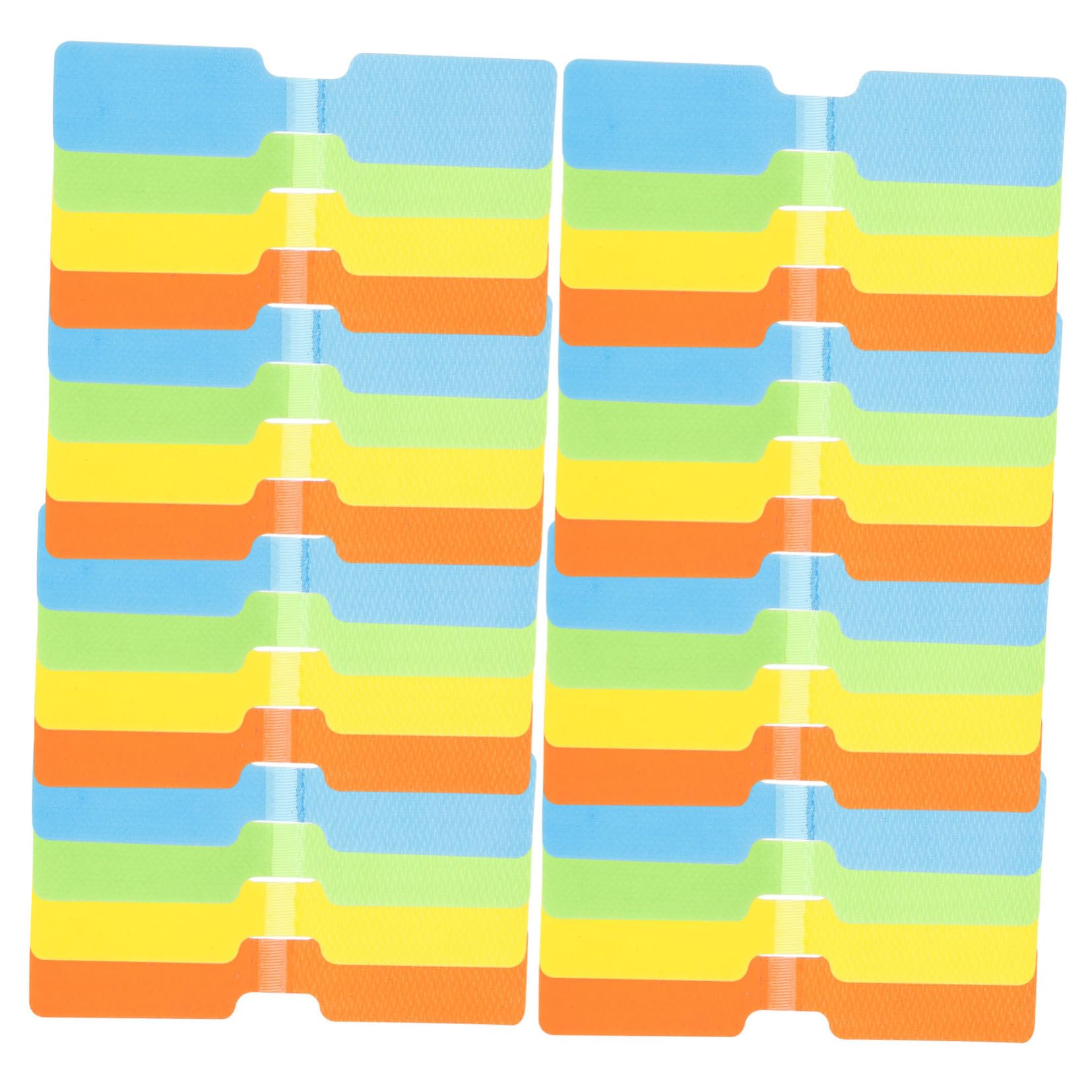 Tofficu 3 Set Etichette Per Riutilizzabili Etichette Scrivibili Con Design Adatte Per Elettrici E Organizzazione Colori Variati Per Facile 50 Pezzi*3