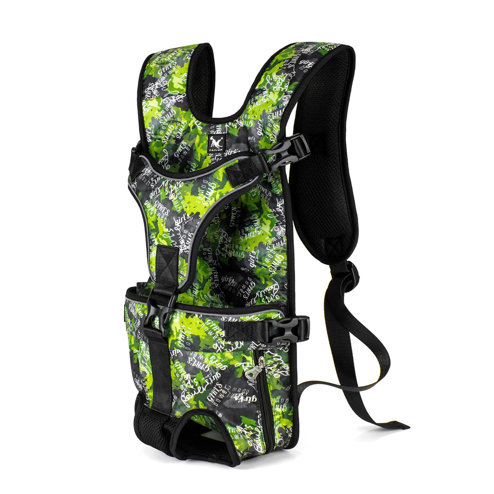 Mochila para mascotas, impermeable, portaperros ajustable para viajes con perros medianos y pequeños (GR-M)