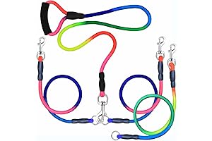 Three Dog Leash Tangle Free No More with Our Heavy-Duty Dog Leash!