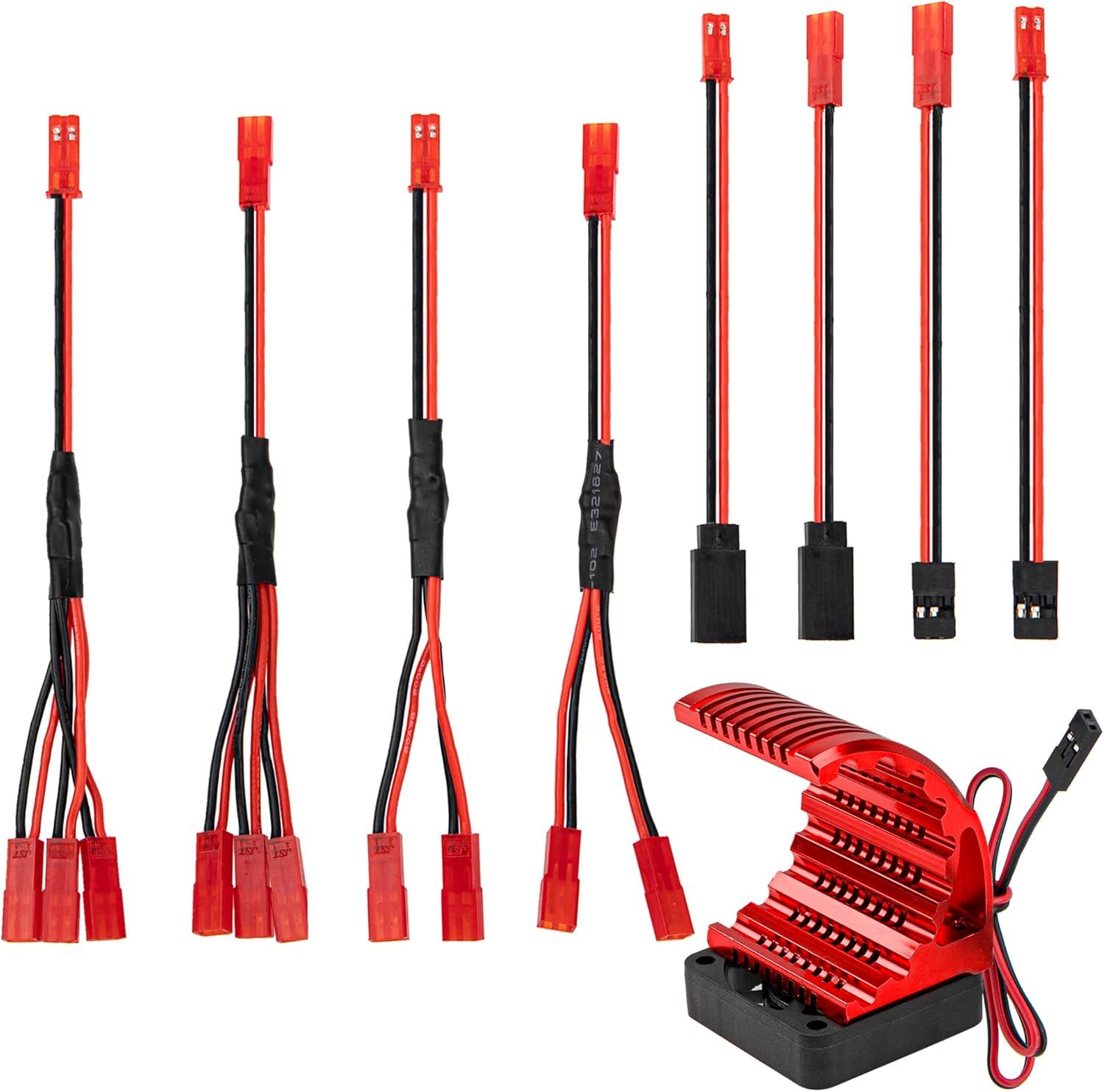 JST Plug Y Splitter,JST to JR Wire Adapter JST YHarness