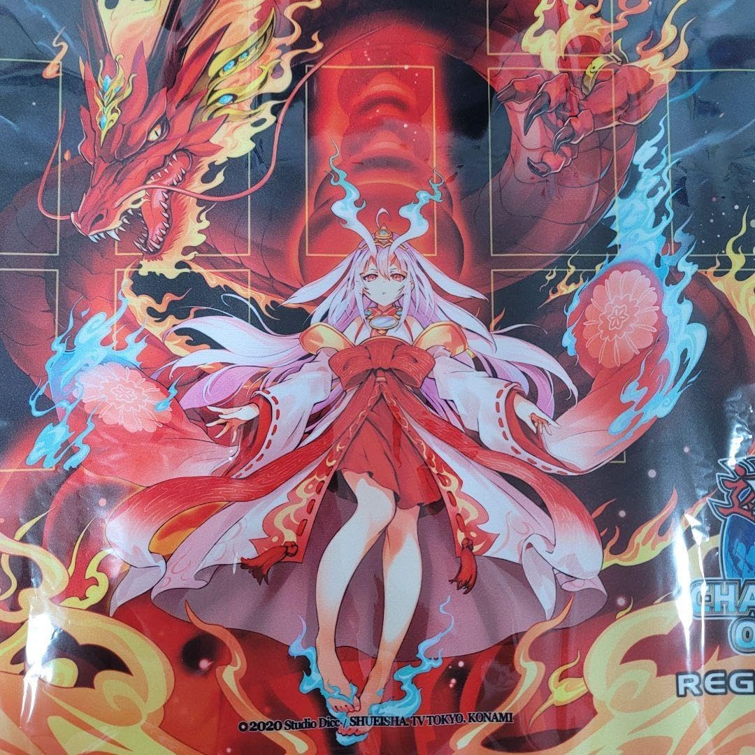 遊戯王 WCQ 倶利伽羅天童 プレイマット 未開封 ラスト