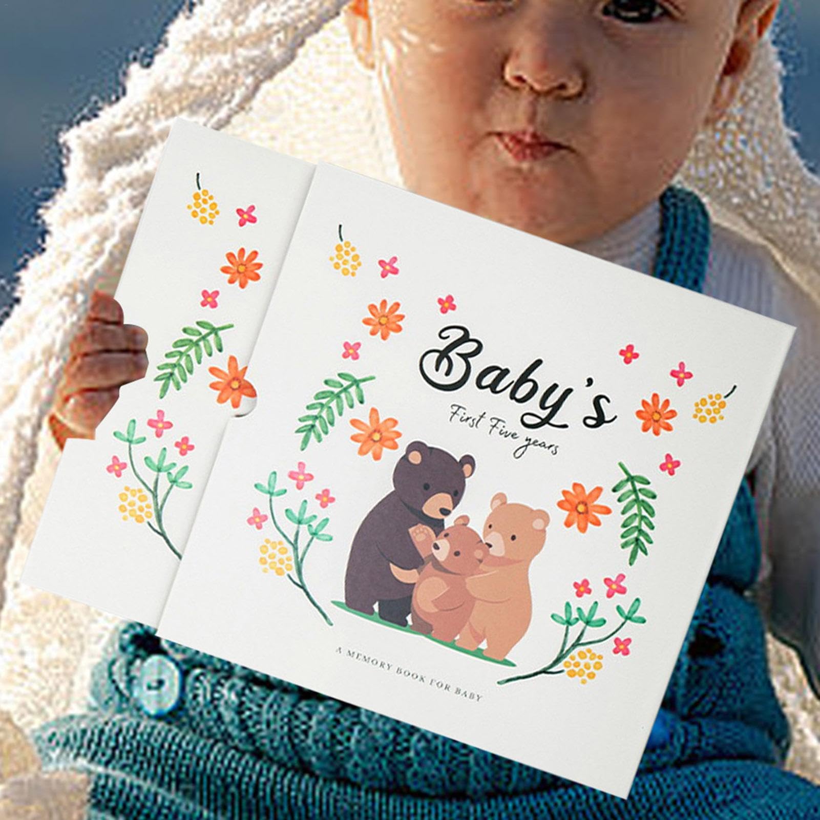 Recuerdo de libros para bebés,Libro de recuerdos para bebés Diario del bebé