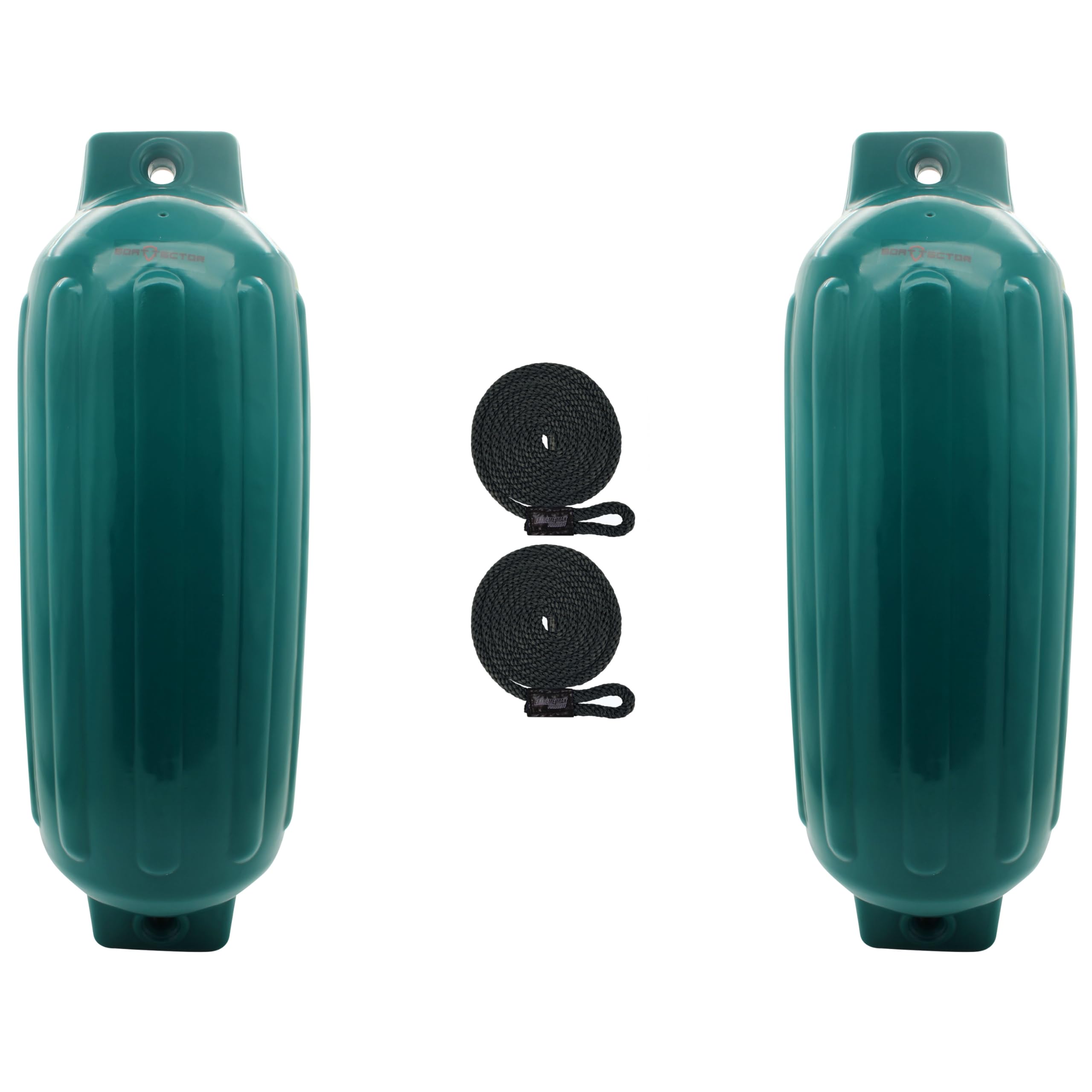 Extreme Max 3006.8552.2 BoatTector Inflatable Fender Value 2-Pack - 10" x 30", Teal