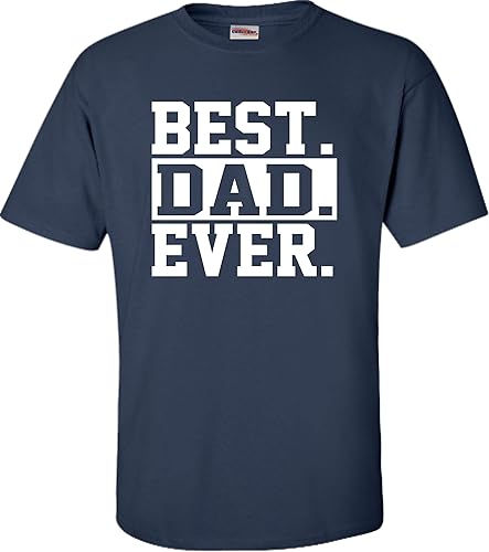 Go All Out Camiseta de adulto para el día del padre con texto en inglés Best Dad Ever #1 Dad World's Greatest Dad