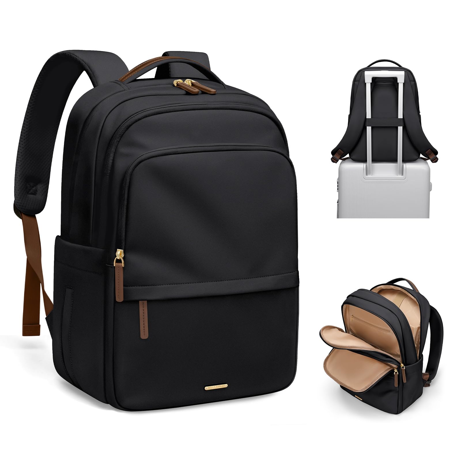 Multifunctional Laptop Backpack for Work Travel Leisure Business Backpack for Women Fits 15.6 Inch Notebook