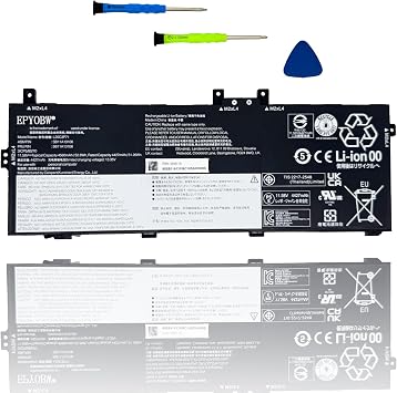 L20C3P71 Laptop Battery 52.8Wh 4560mAh 11.58V Compatible with Lenovo ThinkPad X13 Yoga Gen 2/3 / ThinkPad P16 Gen 1 Series SB11A13106 5B11A13108 L20L3P71 L20M3P71
