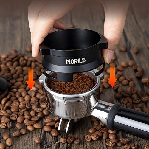 Miniatura 3 de Embudo dosificador de 2.126 in para Breville, MORILS - Embudo dosificador de espresso de 2.126 in dedicado compatible con portafiltros Breville