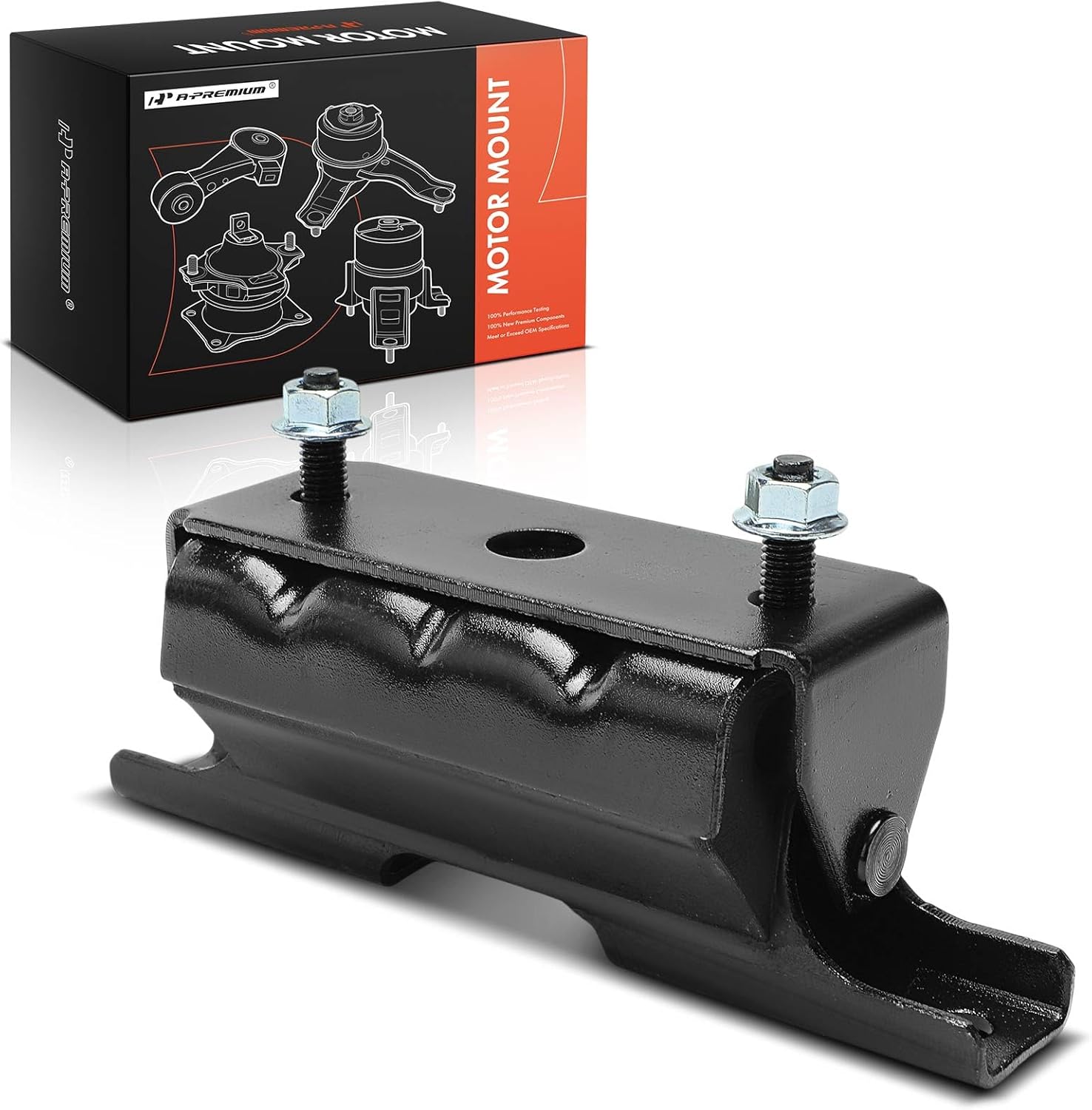 A-Premium Rear Transmission Mount Compatible with Chevrolet Silverado 1500 2014-2018 & GMC Sierra 1500 2014-2018, 4.3L, 4WD