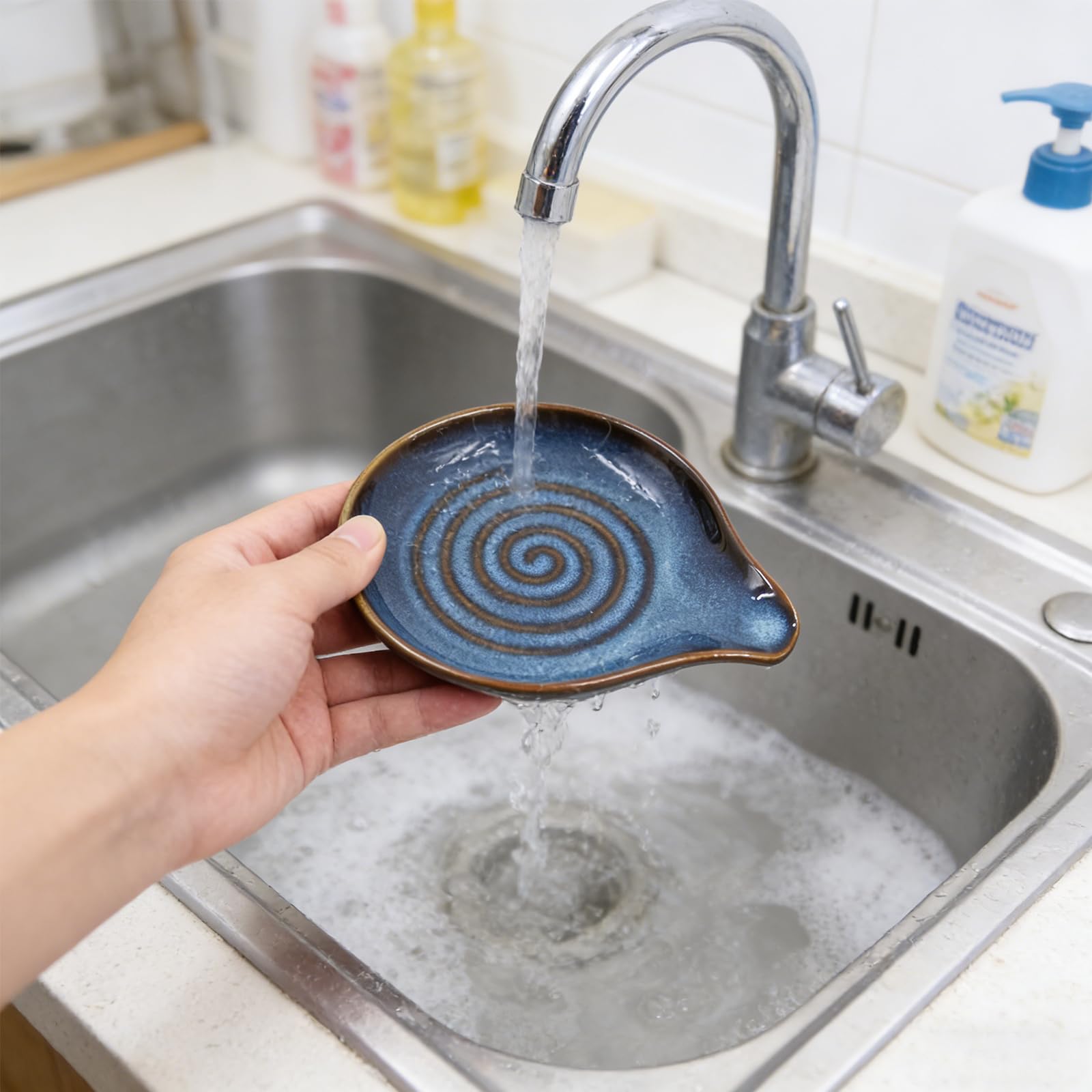 Support Cuillère Cuisine Céramique Résistant Chaleur Compatible Lave Vaisselle