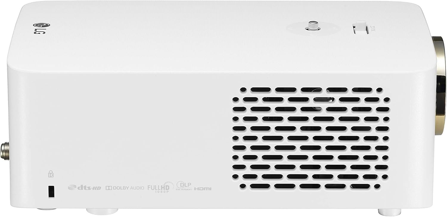 LG HF60LA LED Full HD Cinebeam Projector with Smart TV and Bluetooth Sound Out (White)