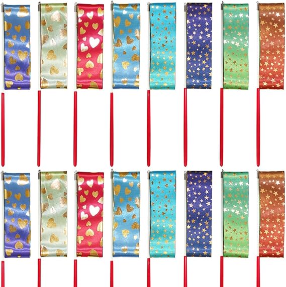 Rhythmic Dance Ribbons Twirlers Stick