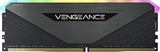 CORSAIR Vengeance RGB RT 32GB (2x16GB) DDR4 3600 (PC4-28800) C16 1.35V Desktop Memory, Black
