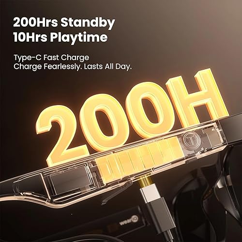 Miniatura 3 de EH95 LLC Lentes inteligentes para hombres y mujeres, lentes de sol polarizados con protección UV con altavoz Bluetooth, control táctil, llamadas