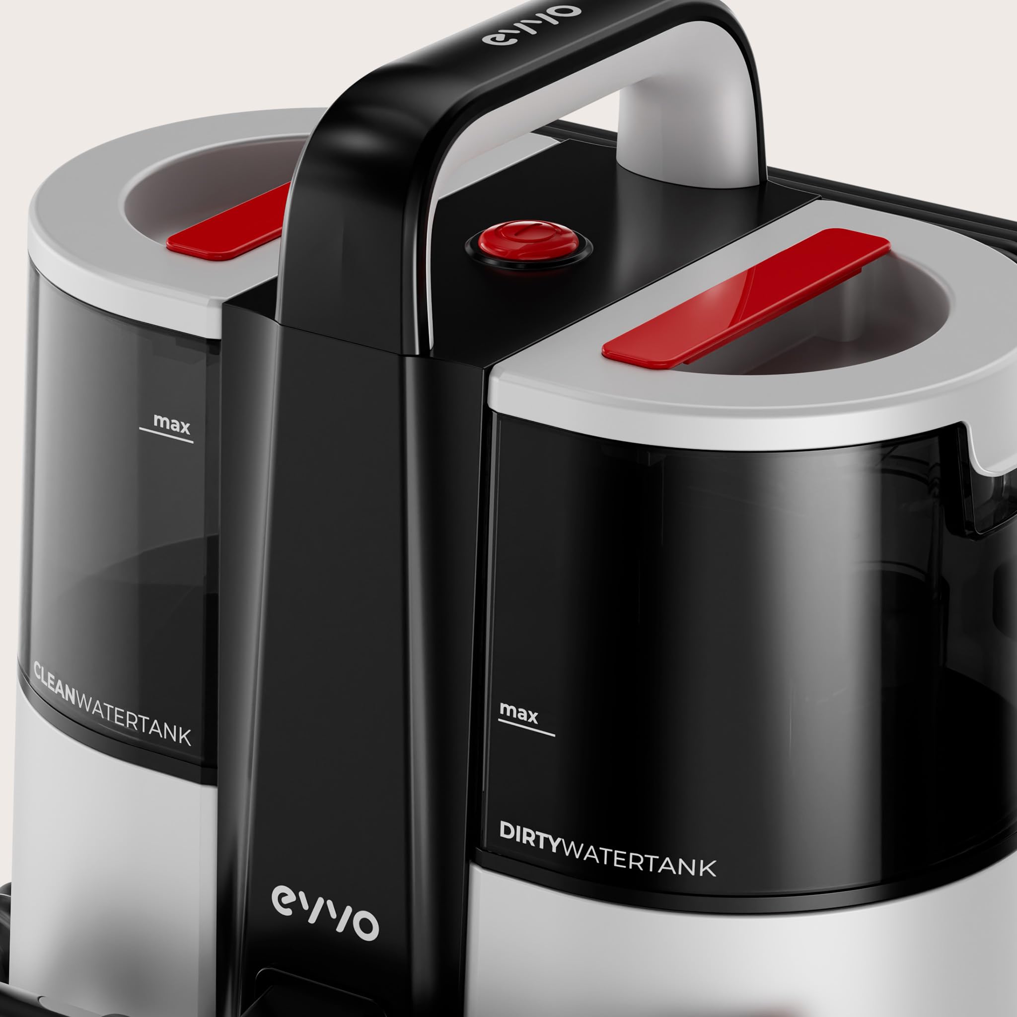EVVO AM65 wydajny środek do czyszczenia dywanów i tapicerki o mocy 600 W, odkurzacz wodny do tapicerki, sof i samochodów, urządzenie do czyszczenia tapicerki z funkcją spryskiwania i ssania, oddzielne