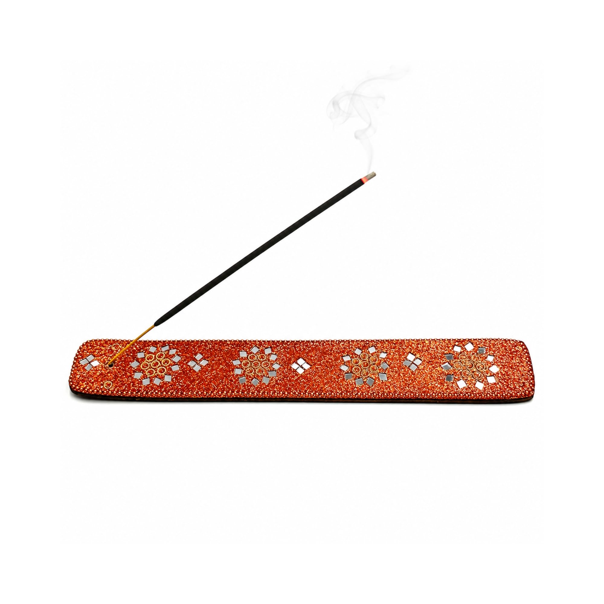 Wooden, Incense Holders, Ash Catcher, Decorative, Incense Burner, Red