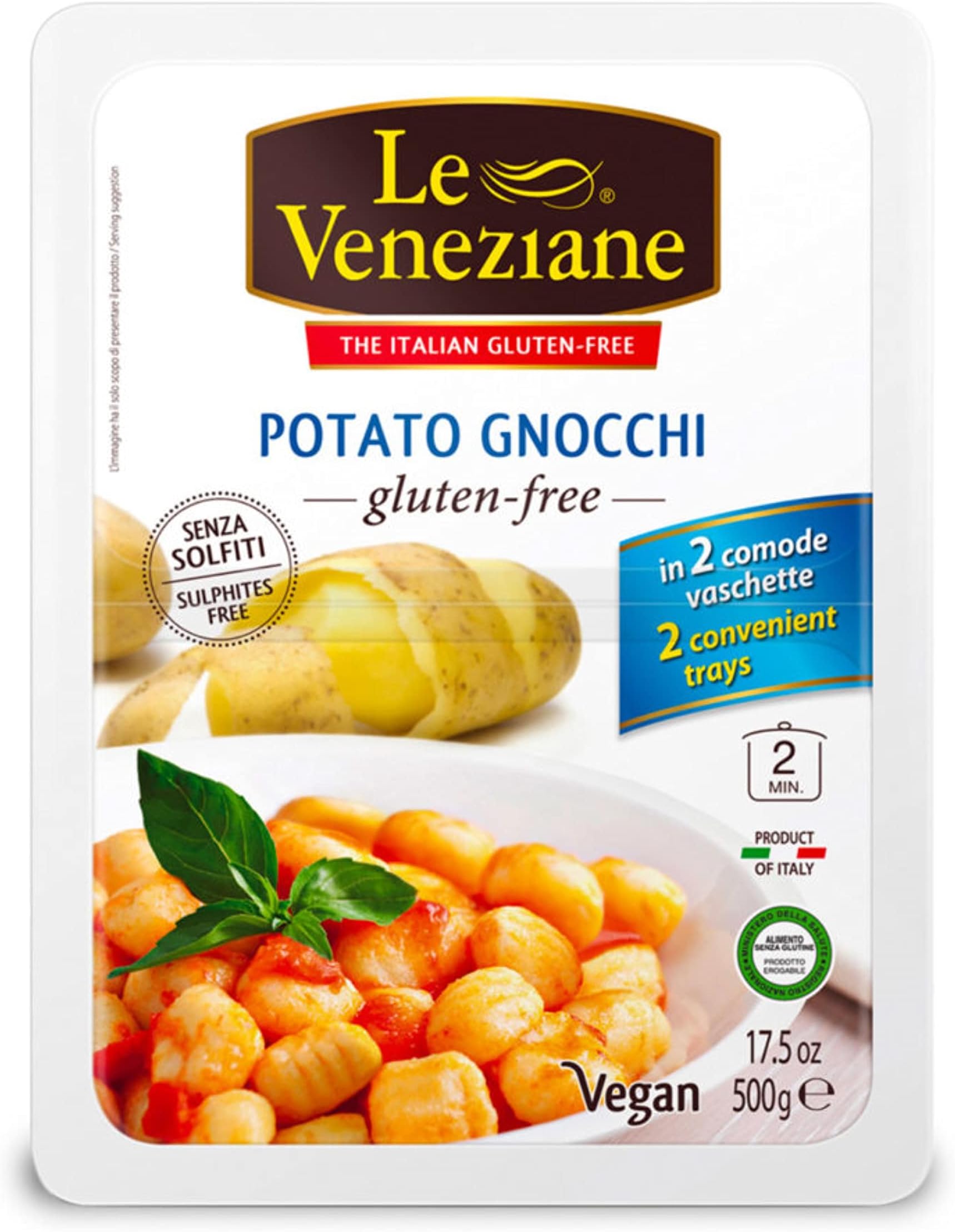 Le Veneziane Gluten Free Potato Gnocchi 500 g