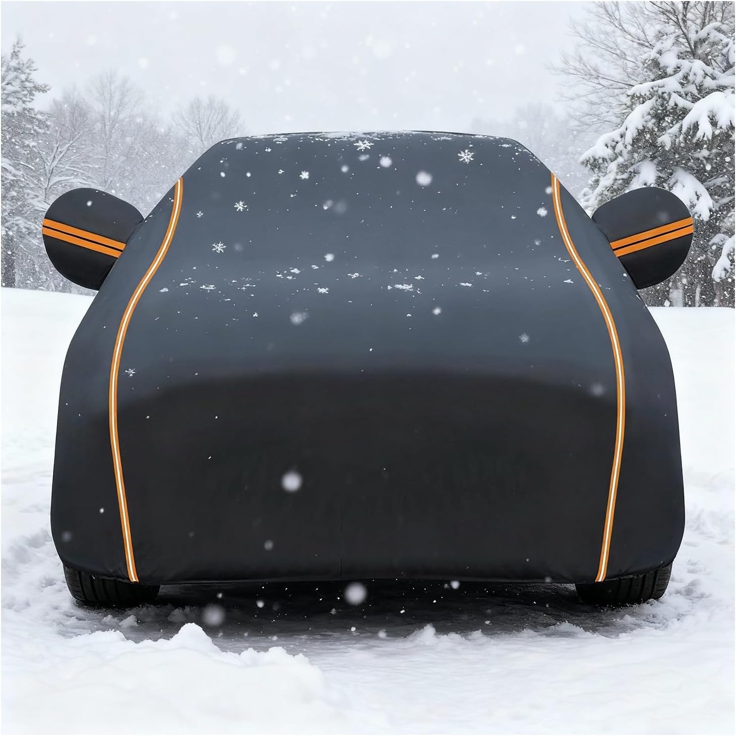 Outdoor Waterproof Car Cover For Maserati Ghibli Modena 2022-2024, Winter Covers All Weather Full Cover Dust UV Rain Snow Protection, Anti-Rain Snow Anti-Frost, Anti-Aging-gb301
