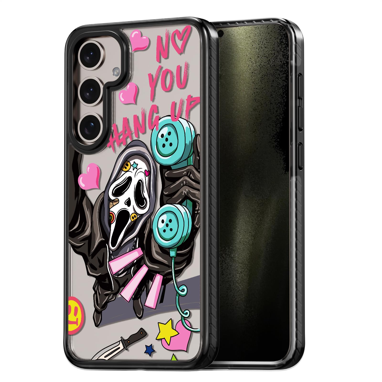 Coque de téléphone durable contre les rayures motif squelette - 8