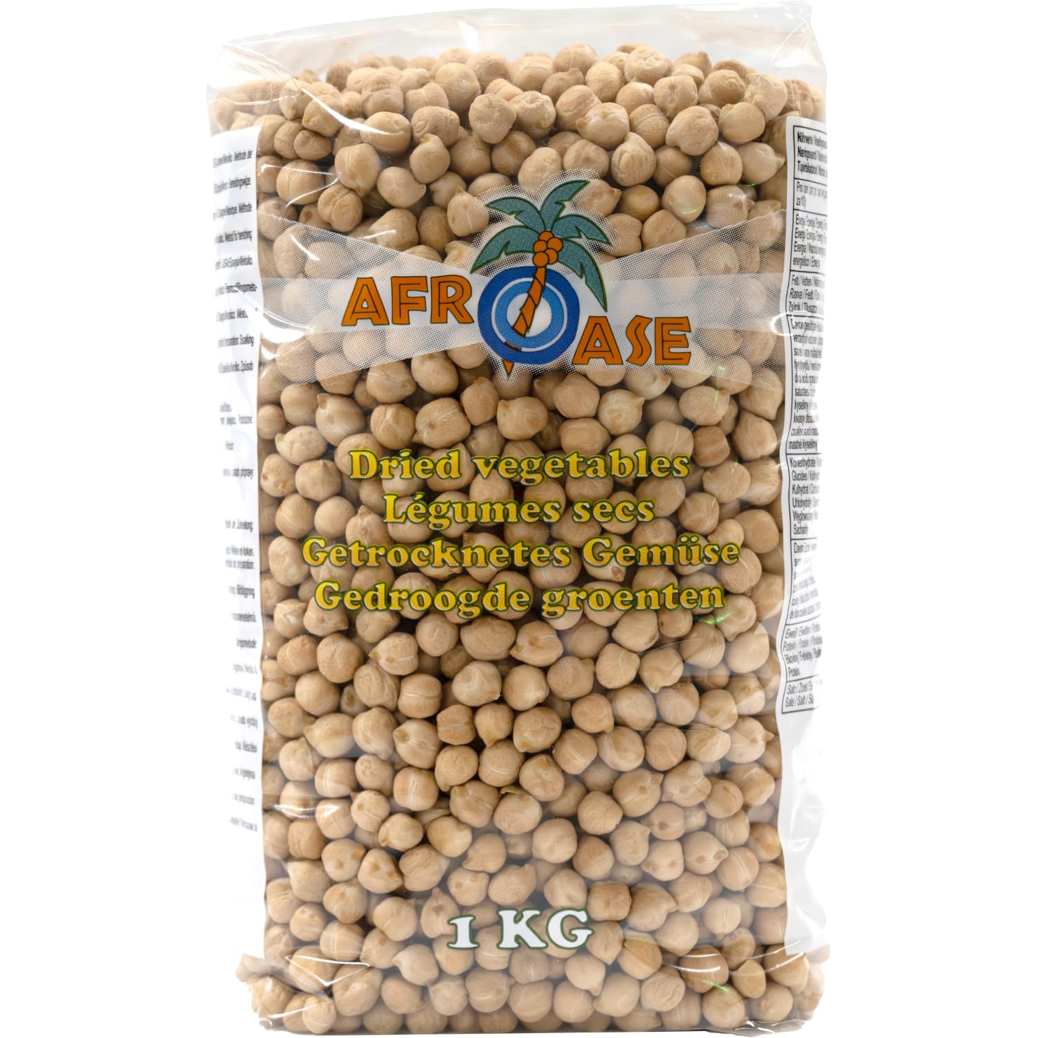 AFROASE - Kichererbsen - Multipack (10 X 1 KG)
