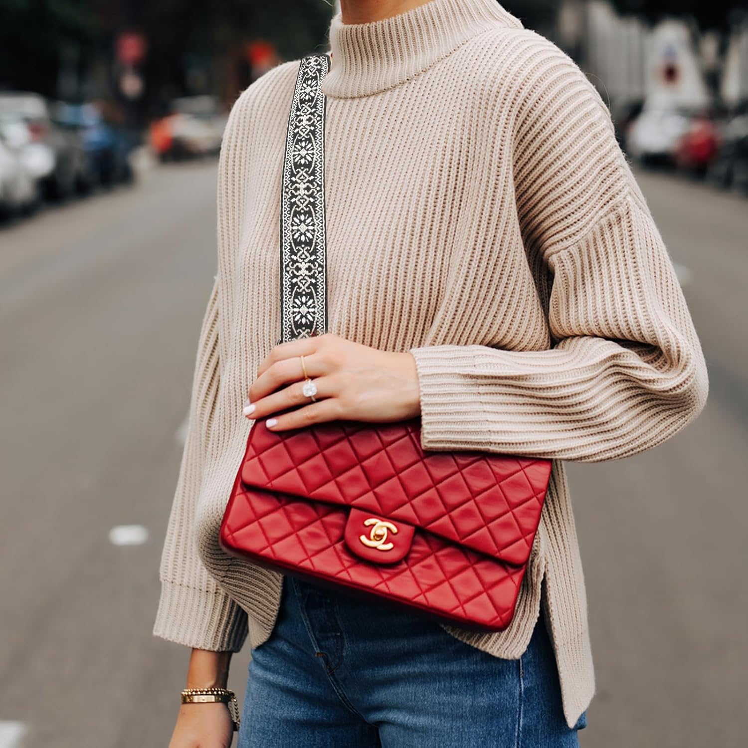 Purse Straps Replacement Crossbody Bag Strap Adjustable Long Shoulder Straps for Handbags,Women Purse Strap - Image 5