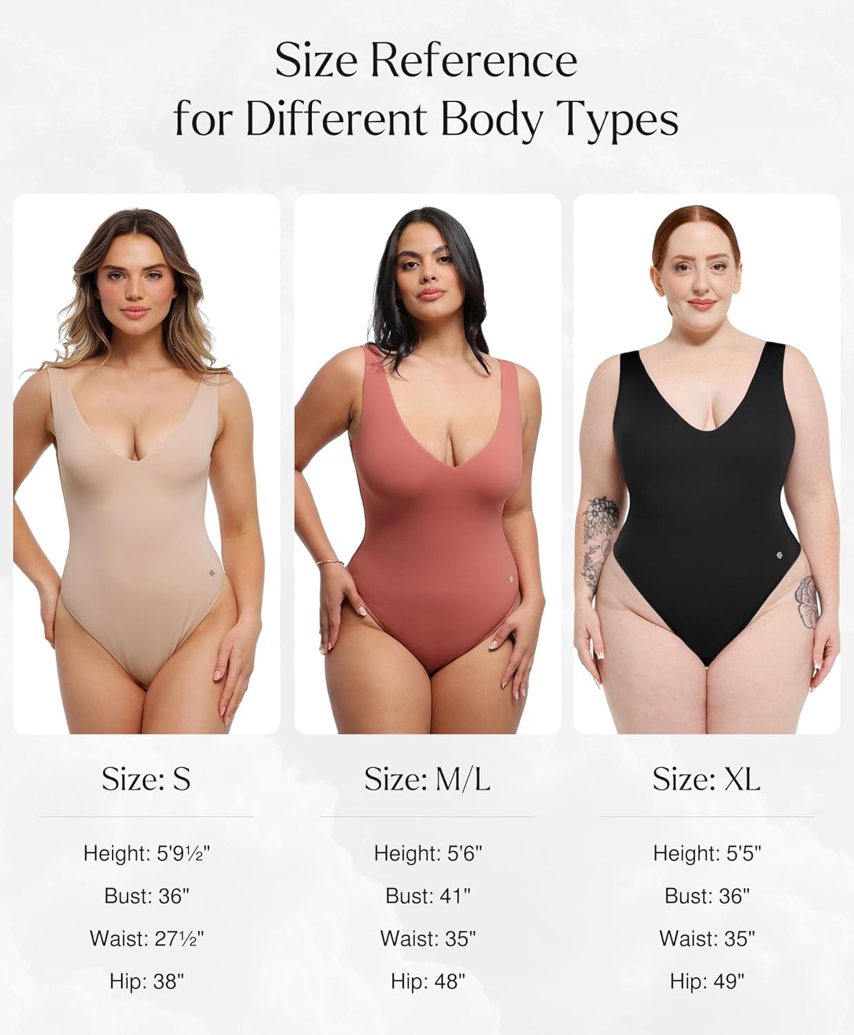Popilush Body Suits for Women - Going Out Tank Tops - Plunge Deep V Neck Backless Sleeveless Tummy Control Shapewear Bodysuit - Image 6
