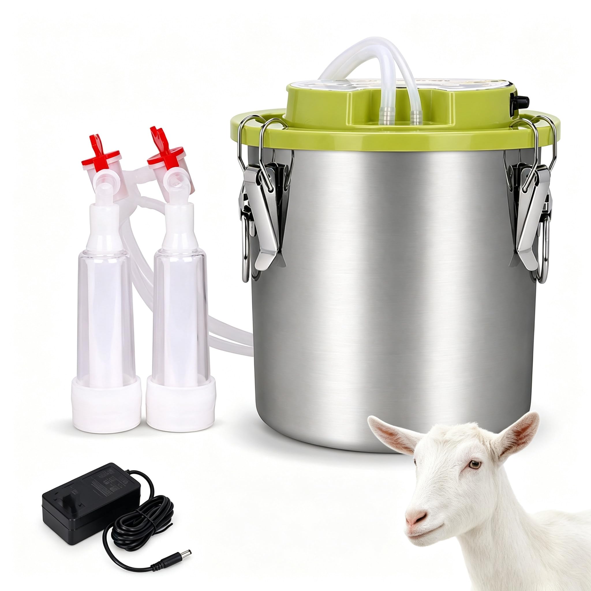 Mungitrice da 12 L per Capre/Mucche, Mungitrice Elettrica Sheep