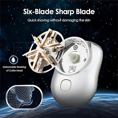 Miniatura 4 de Zao Mini Shaver Men 2023, Mini-Shave Portable Electric Shaver, Zao Electric Razor for Men, Rasuradora Zao, Waterproof Powerful Storm Shaver,