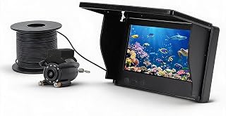 Unterwasser-Angelkamera 1080P Full HD 4,3 Zoll Sichtbarer Großbild-Video-Fischfinder mit 220° Weitwinkelobjektiv zum Eisfischen