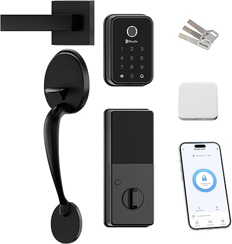 Cerradura inteligente de huella dactilar para puerta delantera, sin llave, cerradura de puerta de entrada, cerradura de puerta de entrada, cerrojo