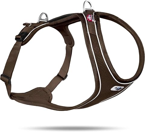 CURLI BELKA COMFORT HARNESS BROWN XL