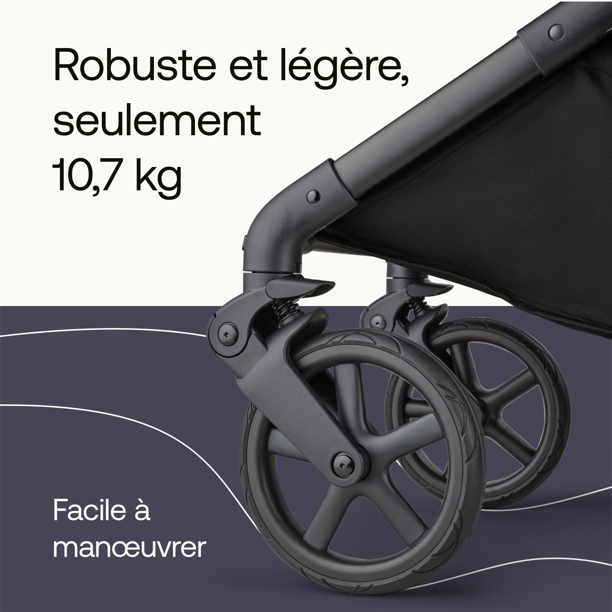 Bugaboo Cub Poussette tout-terrain, avec nacelle, de la naissance à 22 kg