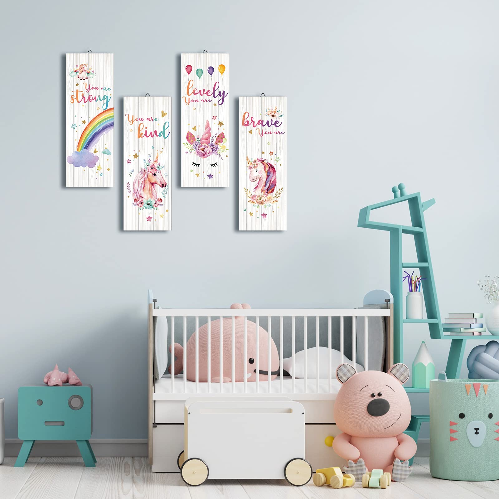 TOARTi Tier Wanddeko Für Kindzimmer Mädchen Schil Produktbild-Vorschau 6