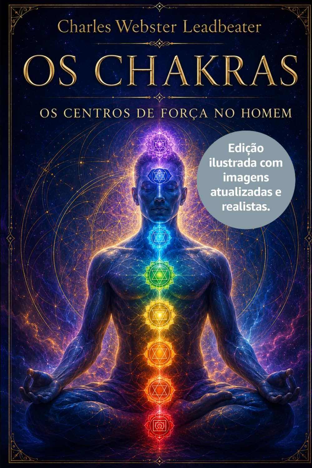 OS CHAKRAS: CENTROS DE FORÇA NO HOMEM - Edição ilustrada com imagens atualizadas e realistas.