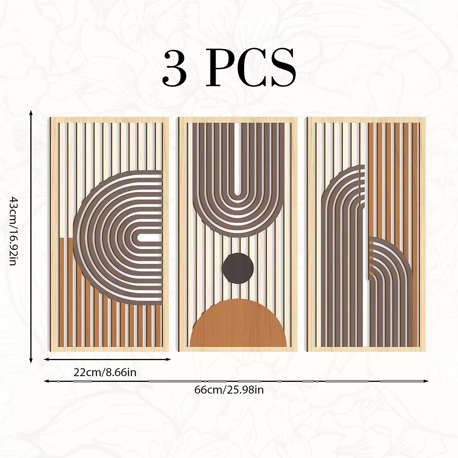 4 decorazioni da parete in stile bohémien, decorazione da